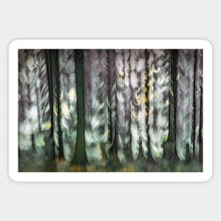 Abstract Forest View Sticker